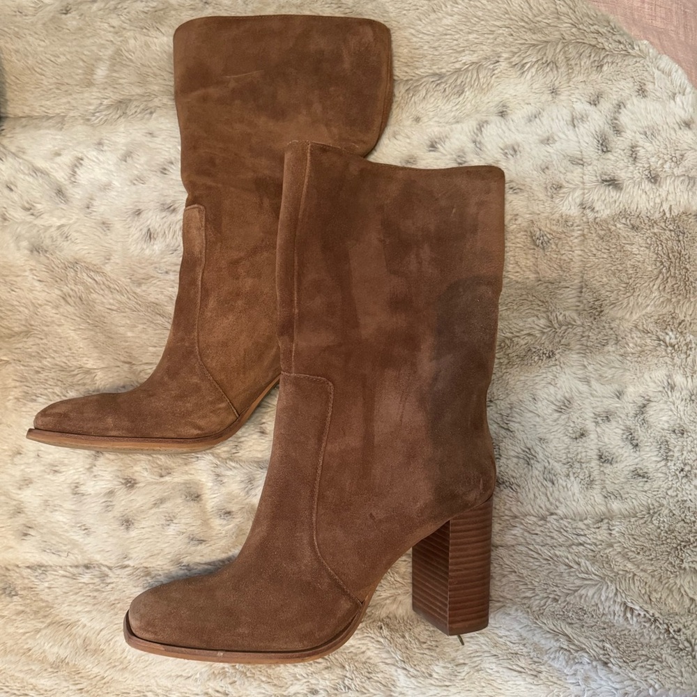 Dolce Vita Suede Heeled Boots
